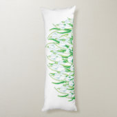 Frühlingssnowdrops Seitenschläferkissen (Rückseite (Vertikal))