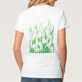Frühlingssnowdrops T-Shirt (Rückseite)