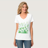 Frühlingssnowdrops T-Shirt (Vorderseite Vollansicht)