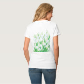 Frühlingssnowdrops T-Shirt (Rückseite Vollansicht)