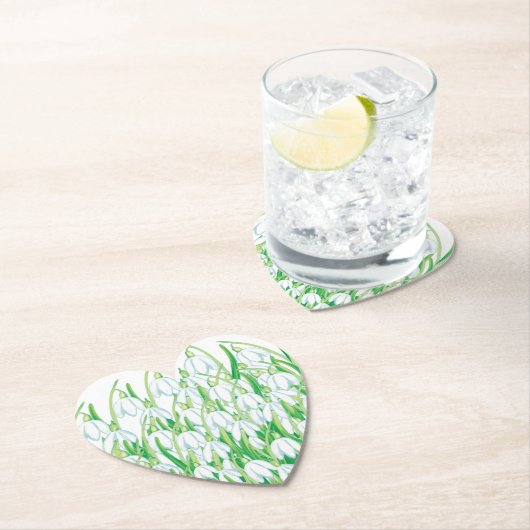 Frühlingssnowdrops Untersetzer (Vor Ort)