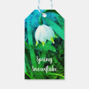 Frühlingssnowflake Leucojum Blume Geschenkanhänger