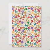 Frühlingssommer Lila Meadow Blume Hochzeit Einladung (Rückseite)