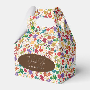 Frühlingssommer Lila Meadow Blume Hochzeit Geschenkschachtel