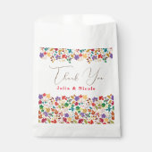 Frühlingssommer Lila Meadow Blume Hochzeit Geschenktütchen (Vorderseite)