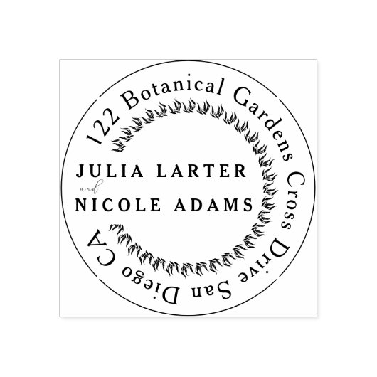 Frühlingssommer Lila Meadow Blume Hochzeit Gummistempel (Prägung)