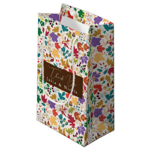 Frühlingssommer Lila Meadow Blume Hochzeit Kleine Geschenktüte