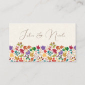 Frühlingssommer Lila Meadow Blume Hochzeit Platzkarte (Vorderseite)