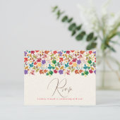 Frühlingssommer Lila Meadow Blume Hochzeit Postkarte (Stehend Vorderseite)