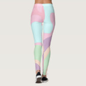 Frühlingssommer Pastell Leggings (Rückseite)