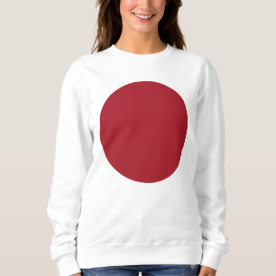 Frühlingssommerfarbe Feuriger Red Teddy Bär Sweatshirt