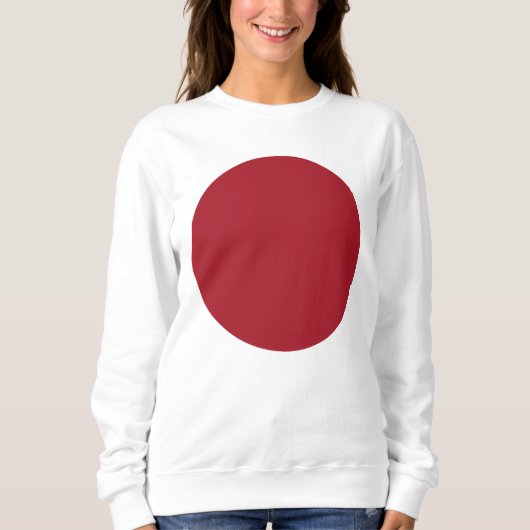 Frühlingssommerfarbe Feuriger Red Teddy Bär Sweatshirt (Vorderseite)