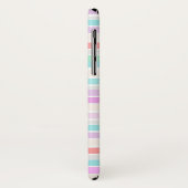 Frühlingssommerfarben in Streifen Case-Mate iPhone Hülle (Hinten/Links)