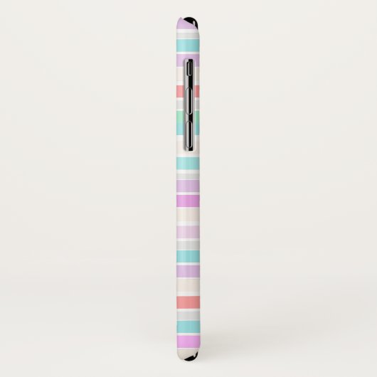 Frühlingssommerfarben in Streifen Case-Mate iPhone Hülle (Hinten/Links)