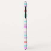 Frühlingssommerfarben in Streifen Case-Mate iPhone Hülle (Hinten/Links)