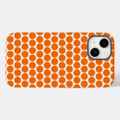 Frühlingssommerfarben Tangelo Case-Mate iPhone Hülle (Rückseite (Horizontal))