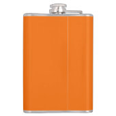 Frühlingssommerfarben Tangelo Flachmann (Rückseite)