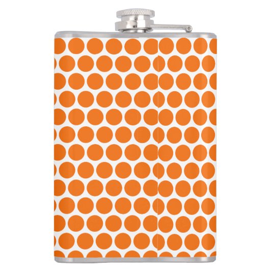 Frühlingssommerfarben Tangelo Flachmann (Rückseite)