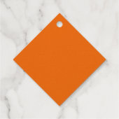 Frühlingssommerfarben Tangelo Geschenkanhänger (Rückseite)