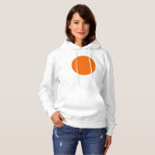 Frühlingssommerfarben Tangelo Hoodie (Vorne ganz)