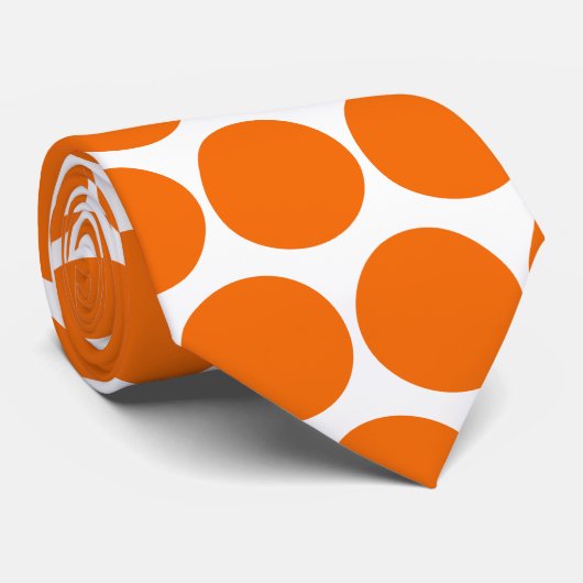 Frühlingssommerfarben Tangelo Krawatte (Gerollt)