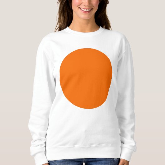 Frühlingssommerfarben Tangelo Sweatshirt (Vorderseite)