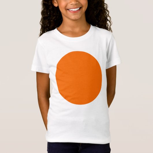 Frühlingssommerfarben Tangelo T-Shirt (Vorderseite)