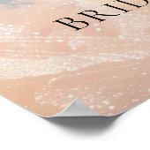 Frühlingssonne auf Cloud Nine Brautparty Willkomme Poster (Ecke)