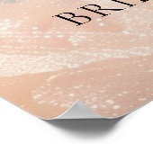 Frühlingssonne auf Cloud Nine Brautparty Willkomme Poster (Ecke)