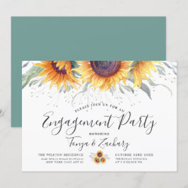 Frühlingssonne blühen | Engagement Einladung