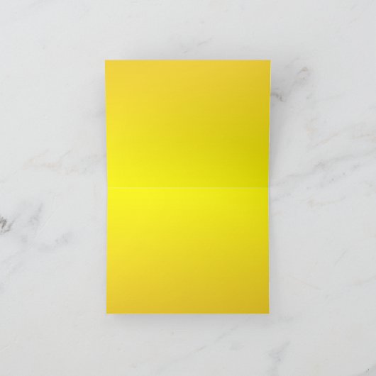 Frühlingssonne Dankeskarte (Innenseite)