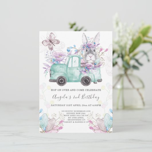 Frühlingssonne Einladung (Stehend Vorderseite)