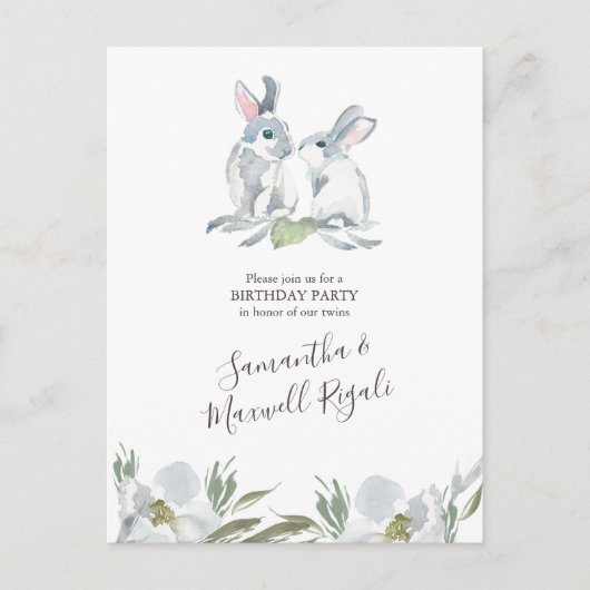 Frühlingssonne Einladungspostkarte (Vorderseite)