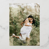 Frühlingssonne Lilie Folieneinladung (Rückseite)