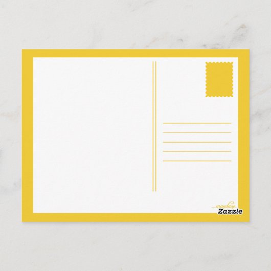 Frühlingssonne Postkarte (Rückseite)