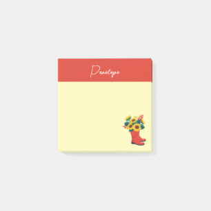 Frühlingssonne und Regenschüsse Post-it Klebezettel