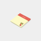 Frühlingssonne und Regenschüsse Post-it Klebezettel (angewinkelt)