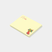 Frühlingssonne und Regenschüsse Post-it Klebezettel (angewinkelt)
