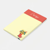 Frühlingssonne und Regenschüsse Post-it Klebezettel (angewinkelt)