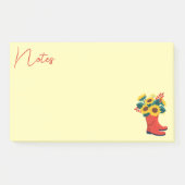 Frühlingssonne und Regenschüsse Post-it Klebezettel (Vorderseite)