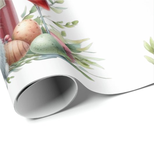 Frühlingssonne und Weinwaschpapier Geschenkpapier (Rolleneckpunkt)