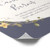 Frühlingssonne Wildblume Lila diese Kerze brennt Poster (Ecke)