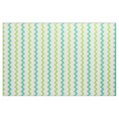 Frühlingssonne Zickzack Muster Aquamarin Gelb Stoff (Fat Quarter (45,7 x 55,9 cm))