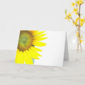 Frühlingssonnenblumen Karte (Gelbe Blume)