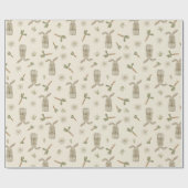 Frühlingssonnenpapier Geschenkpapier (Flach)