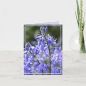 Frühlingssorgen nach dem Regen zum Geburtstag Karte (Vorderseite)