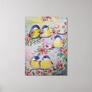 Frühlingsspange Canvas Print - Malerei Leinwanddruck