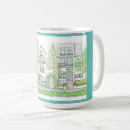 Frühlingsstadt 15oz Tasse Mint