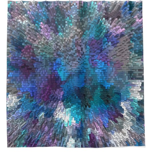 Frühlingsstadt...... Duschvorhang (Vorderseite)