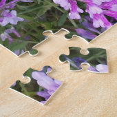 Frühlingsstichtage in Lila Schatten Puzzle (Seite)